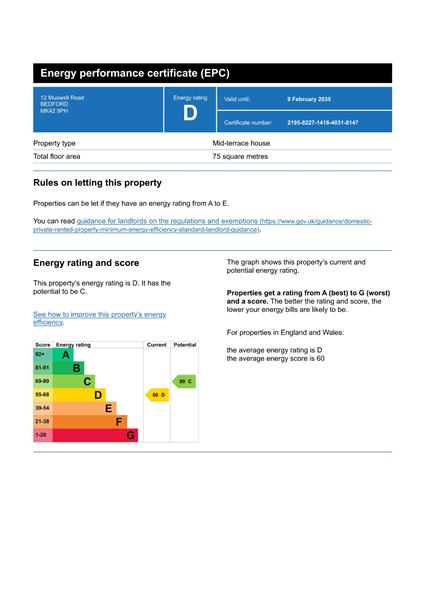 Energy Rating