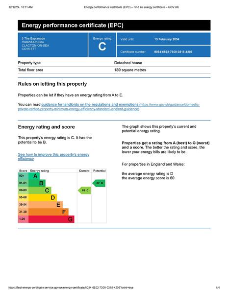 Energy Rating