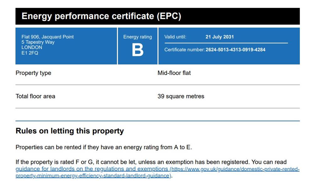 Energy Rating