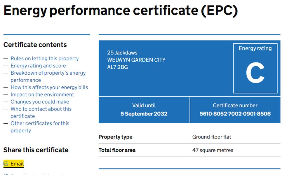 Energy Rating