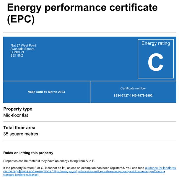 Energy Rating