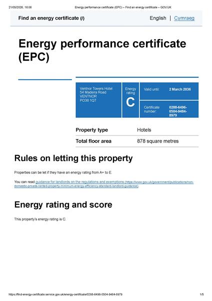 Energy Rating