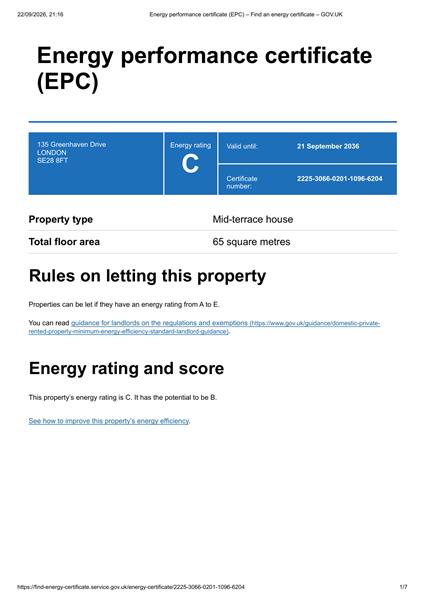 Energy Rating
